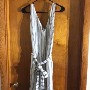 New day striped jumpsuit